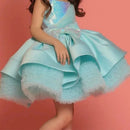 Kids Girls Layered Organza Wedding/Birthday Party Dress