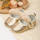 First Walkers Cotton Bottom Non-slip Flower Lace Shoes childrensterritory