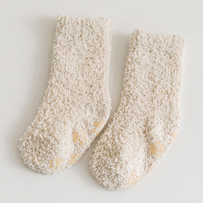 Coral Fleece Thick Newborn/Kids Socks Leg Warmers childrensterritory