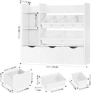Book and Toy Storage Organizer with Invisible Wheels childrensterritory