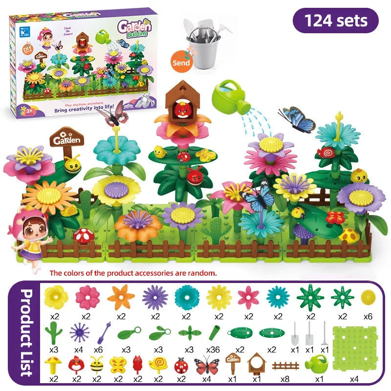 Educational Flower Garden Building Toys for Kids