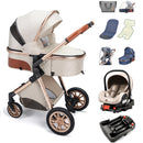 High Landscape Royal Folding 3-in-1 Baby Stroller