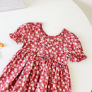 Baby Girl's Cute Floral Princess Casual Dress for Summer childrensterritory