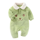 Newborn Baby Collar Design Soft Winter Bodysuit childrensterritory