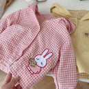 Kids' Full Sleeves Bunny Bear Design Winter Jackets childrensterritory