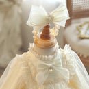 Baby Girl Fluffy Tutu Lace Design Baptism Party Dresses childrensterritory