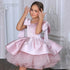 Big Bow Design Flower Girl Dresses with Cape for Birthday/Communion childrensterritory