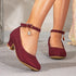 Elegant Ankle-strap Girls High Heels for Wedding Party childrensterritory