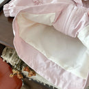 Cotton Long Sleeve Cute Cap Lace Zipper Design Outerwear For Girls childrensterritory