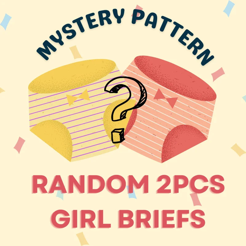 Cartoon Print 5Pcs/Set Girls Breathable Cotton Briefs