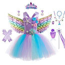 Girls Mermaid Style Tutu Princess Birthday/Halloween Party Dresses childrensterritory
