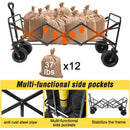 A Robust, Foldable Utility Garden Cart with Large All-terrain Wheels childrensterritory
