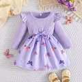 Baby Girls’ Winter Outfits with Delicate Lace Design childrensterritory