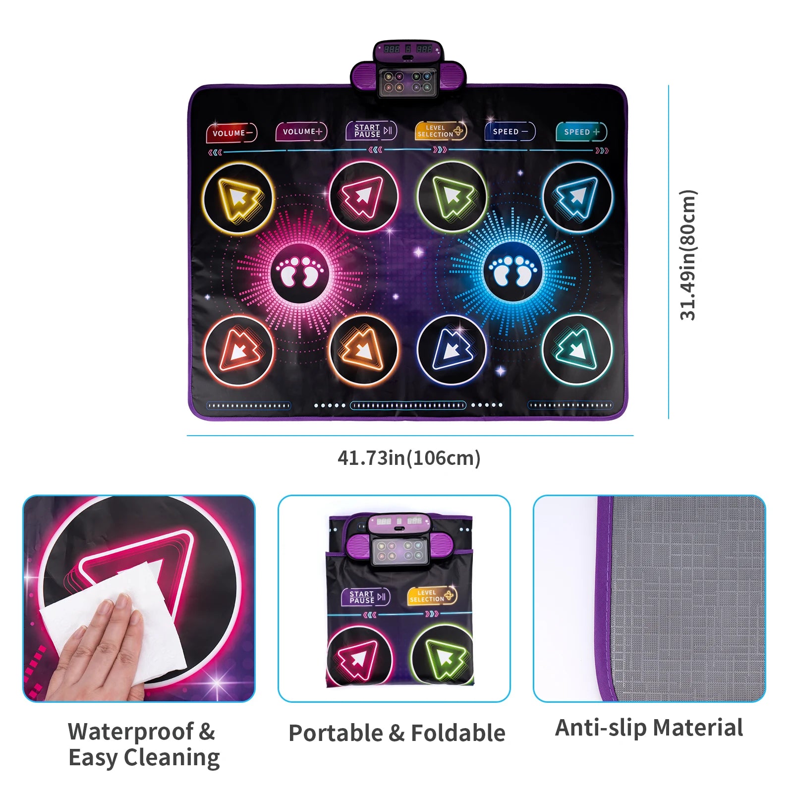 Kids Interactive Musical Floor Mat for Dance and Play Activities