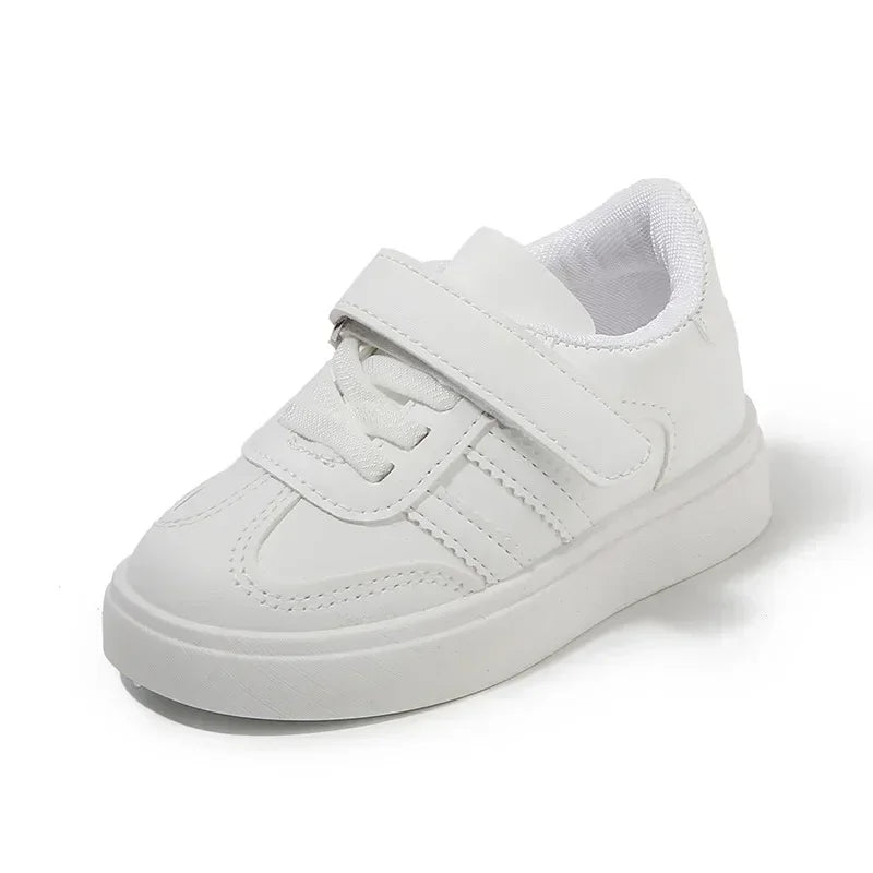 Lightweight White School Shoes for Kids