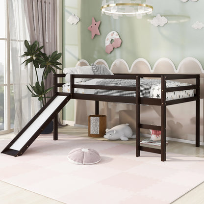 Multi-functional Twin-size Bed with Slide and Storage childrensterritory