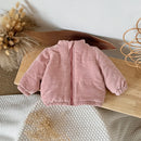 Baby Girls' Long-Sleeved Soft Winter Jackets childrensterritory