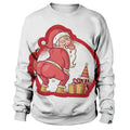 Funny Santa Claus Printed Sweatshirts For Men childrensterritory