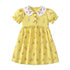 Little Girls Cartoon Embroidered Design Summer Dresses childrensterritory