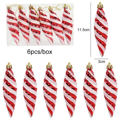 6pcs Christmas Tree Hanging Ornaments for Home childrensterritory