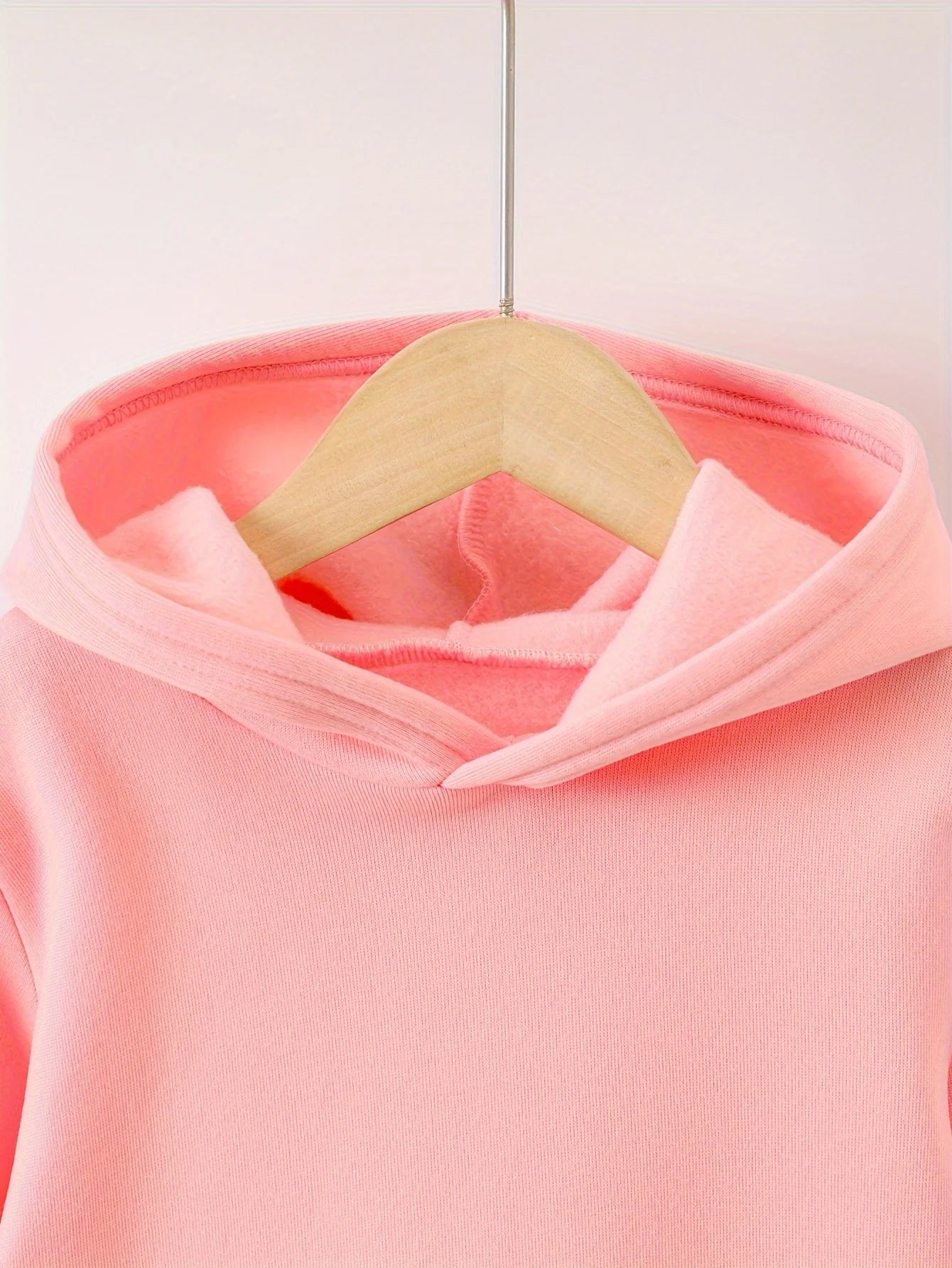 Little Girls' Fall/Winter Warm Printed Hoodie and Sweatpants Set