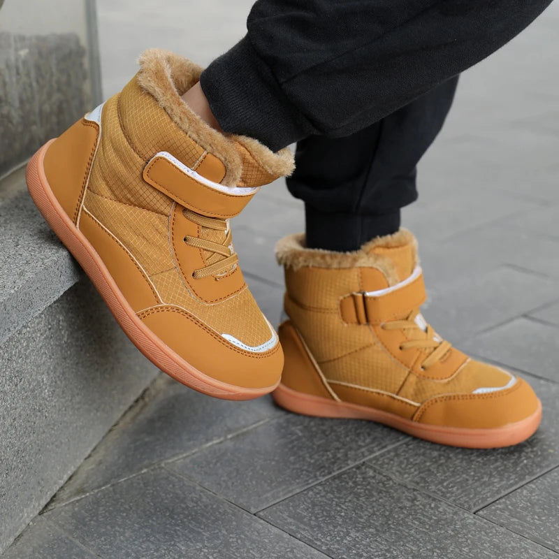 Waterproof Rubber Sole Warm Snow Boots for Kids