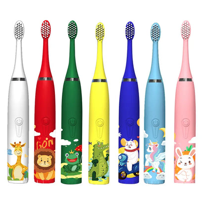 Kids Waterproof Rechargeable Electric Toothbrush childrensterritory