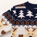 Cartoon Deer Design Knitted Christmas Sweaters For Kids childrensterritory