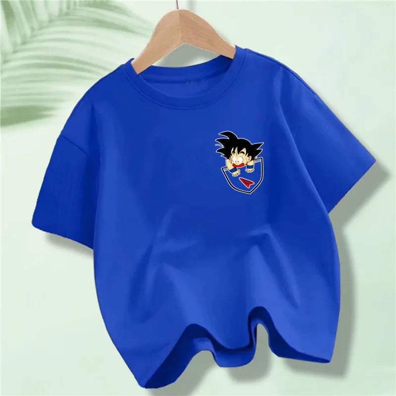 Kids 100% Full Battery Design T-shirts for Summer childrensterritory