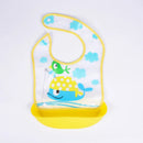 Soft Waterproof Cartoon Printed Adjustable Baby Bibs