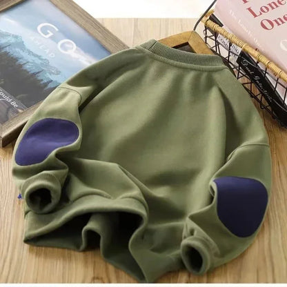 Letter Print Long Sleeved Oversizes Sweatshirts for Kids