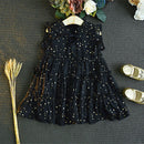 Kids Girls Starry Sequins Wedding Party Dresses