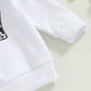 Baby mama's Boys Letter Print Top and Elastic Pants Set childrensterritory