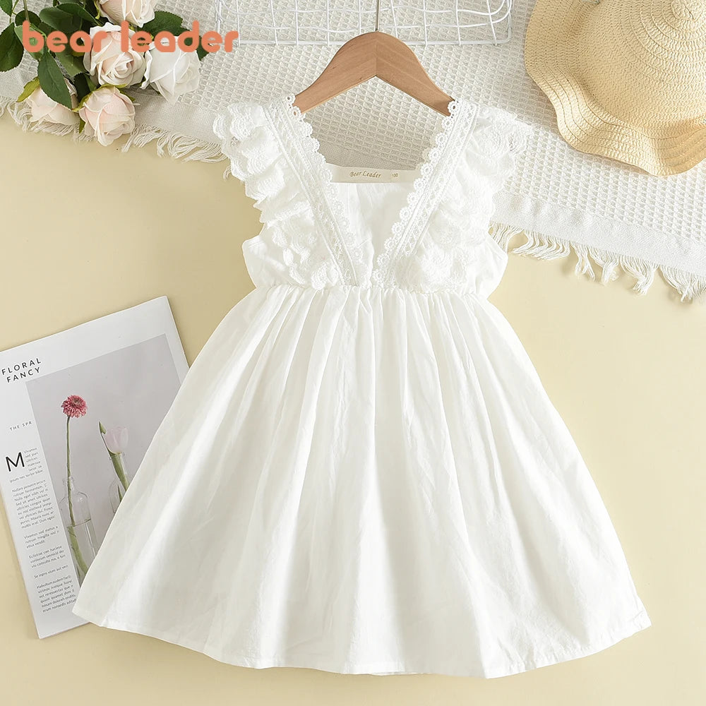 Kids Girls Lace Princess Summer Dress/Party Vestidos