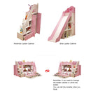 High And Low Pink Princess Castle Kids Bed childrensterritory