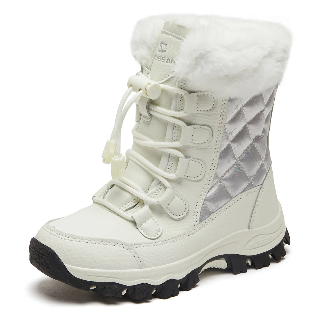 Kids Waterproof Warm Faux Fur Lined Snow Boots childrensterritory