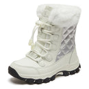 Kids Waterproof Warm Faux Fur Lined Snow Boots childrensterritory