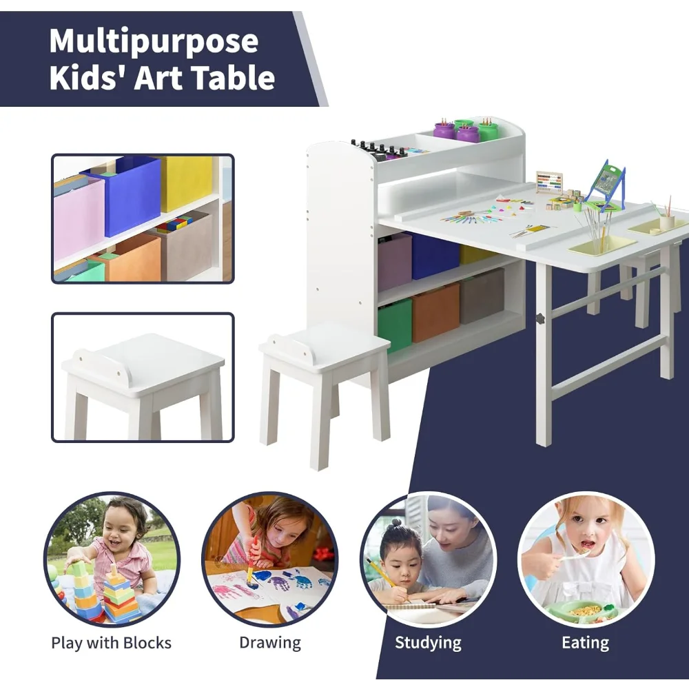 Wooden Activity Table for Kids Craft childrensterritory