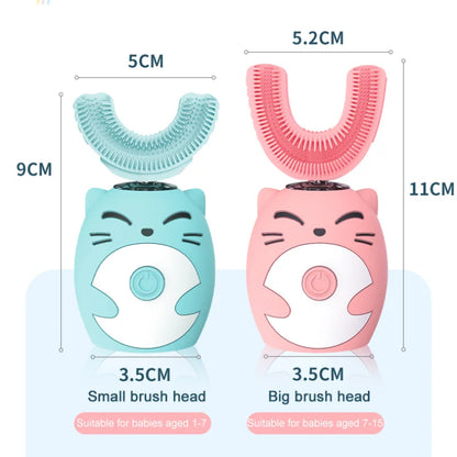 Kids U-shaped Teeth Whitening Electric Toothbrush childrensterritory