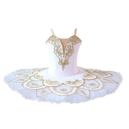 Professional Ballet Tutu Dress with Embroidery for Women and Girls childrensterritory