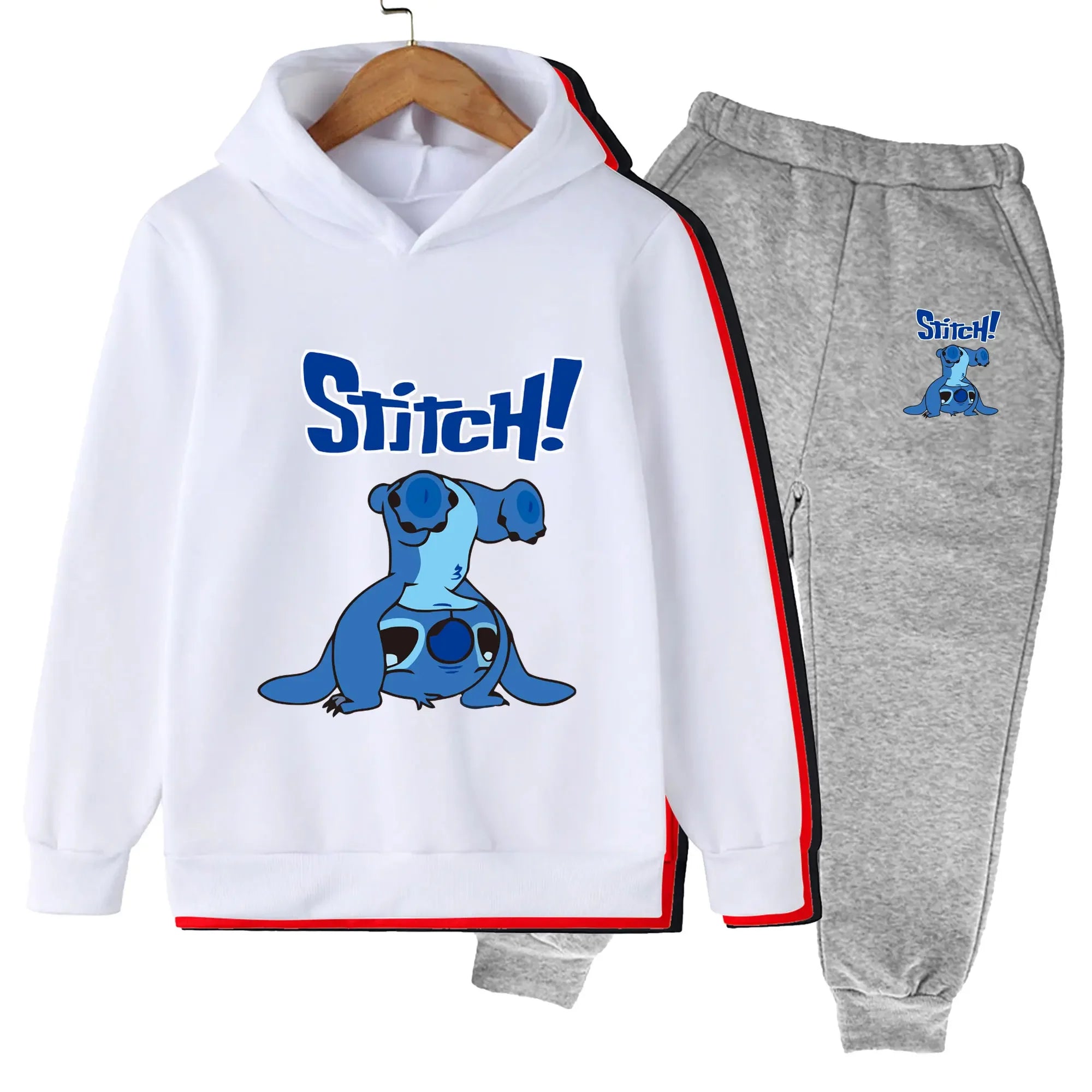 Long-Sleeved Cartoon Print Winter Tracksuit For Kids