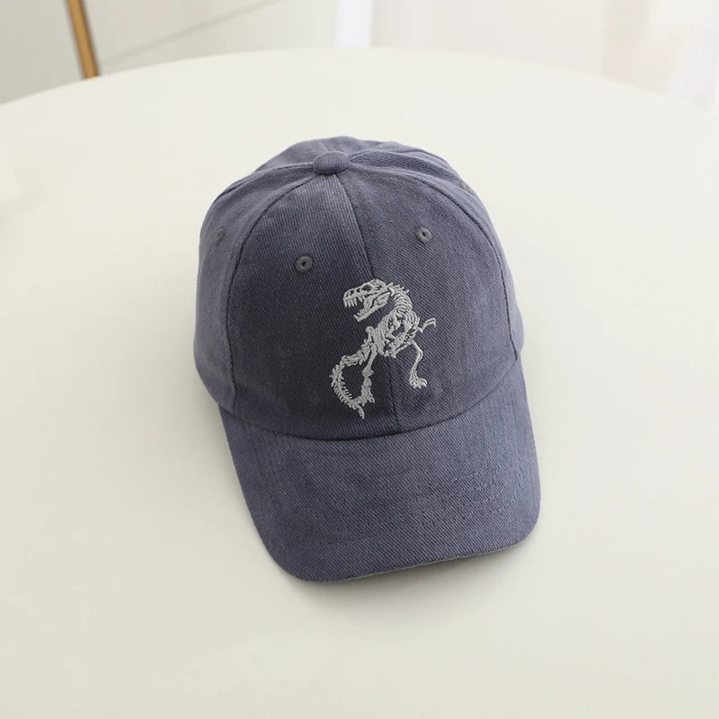 Cartoon Dinosaurs Design Kids Boys Adjustable Sports Hats childrensterritory