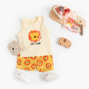 Cute Animal Print Baby Boys Girls 2pcs Summer Clothing Set childrensterritory
