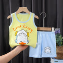 2PCS Cotton T-Shirts and Shorts Set for Toddler Boys Girls childrensterritory