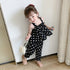 Kids Girls Flower Suspender Top+ Nine-Point Pants Outfit Set childrensterritory