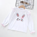 Kids Girl Cute Print Casual Sweatshirt And Pants 2-Piece Tracksuit
