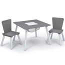 4-Piece Kids Playroom Table and Chair Set