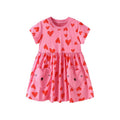 Kids Girls Cartoon Design Summer Party Dresses childrensterritory
