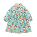 Lovely Cartoon Animals Design Little Girls Casual Dresses childrensterritory