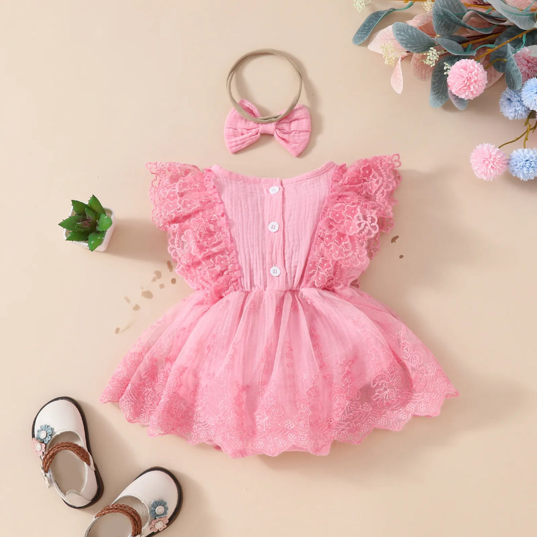Baby Girls Soft Comfortable Summer Romper Dresses